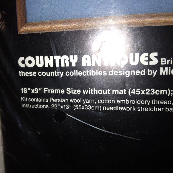 NEEDLEPOINT Dimensions Country Antiques, KIT  NEW - Picture 4 of 5